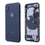 Chassis noir complet avec logo iPhone X