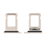 Tiroir carte sim argenté iPhone 14