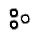 Lentille + cantour de caméra argenté iPhone 11 Pro